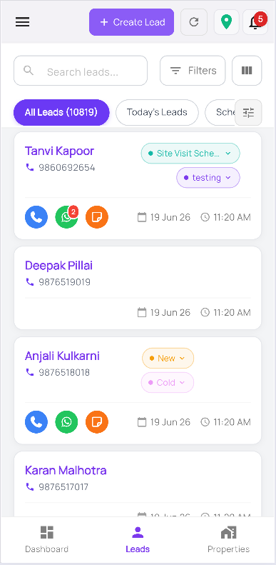 CPCRM My Leads